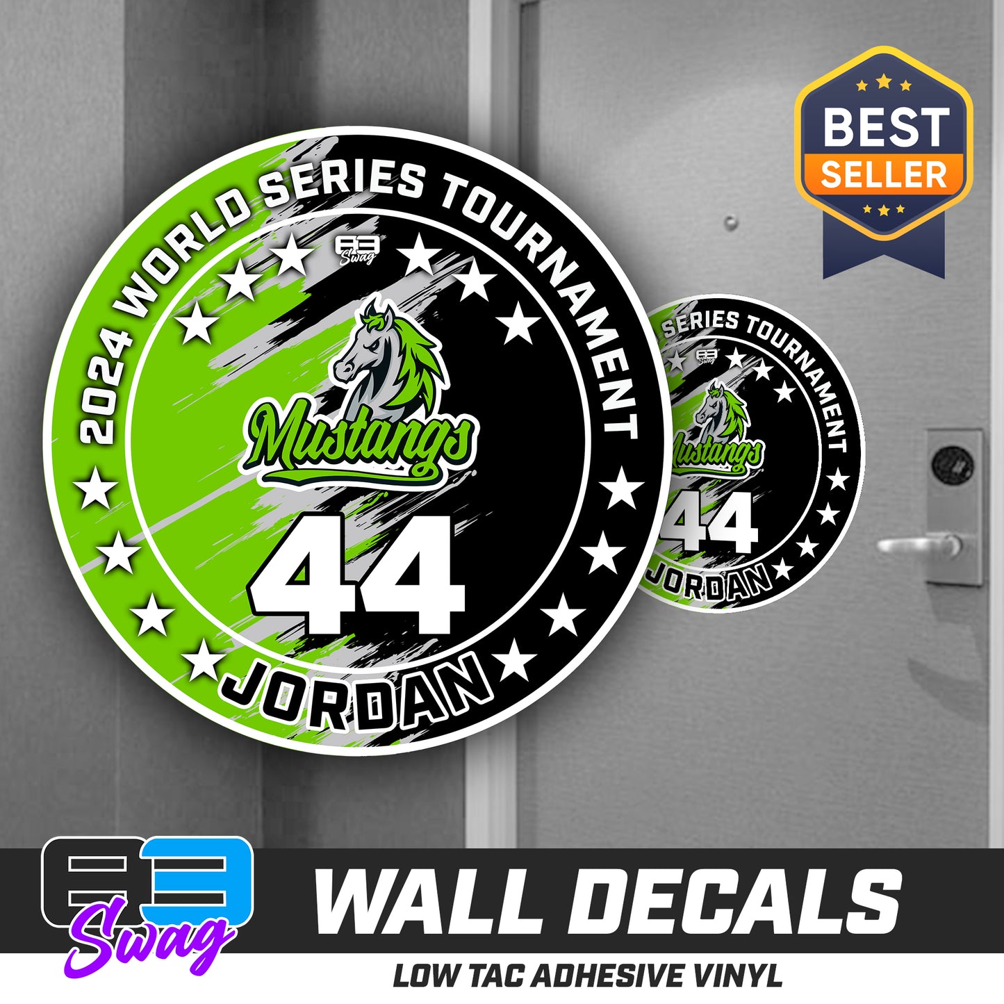 TEAM ORDER ONLY - LOW TAC WALL DECAL! - Mustangs