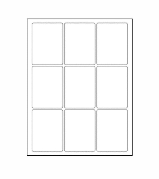 2.5" x 3.375" Labels