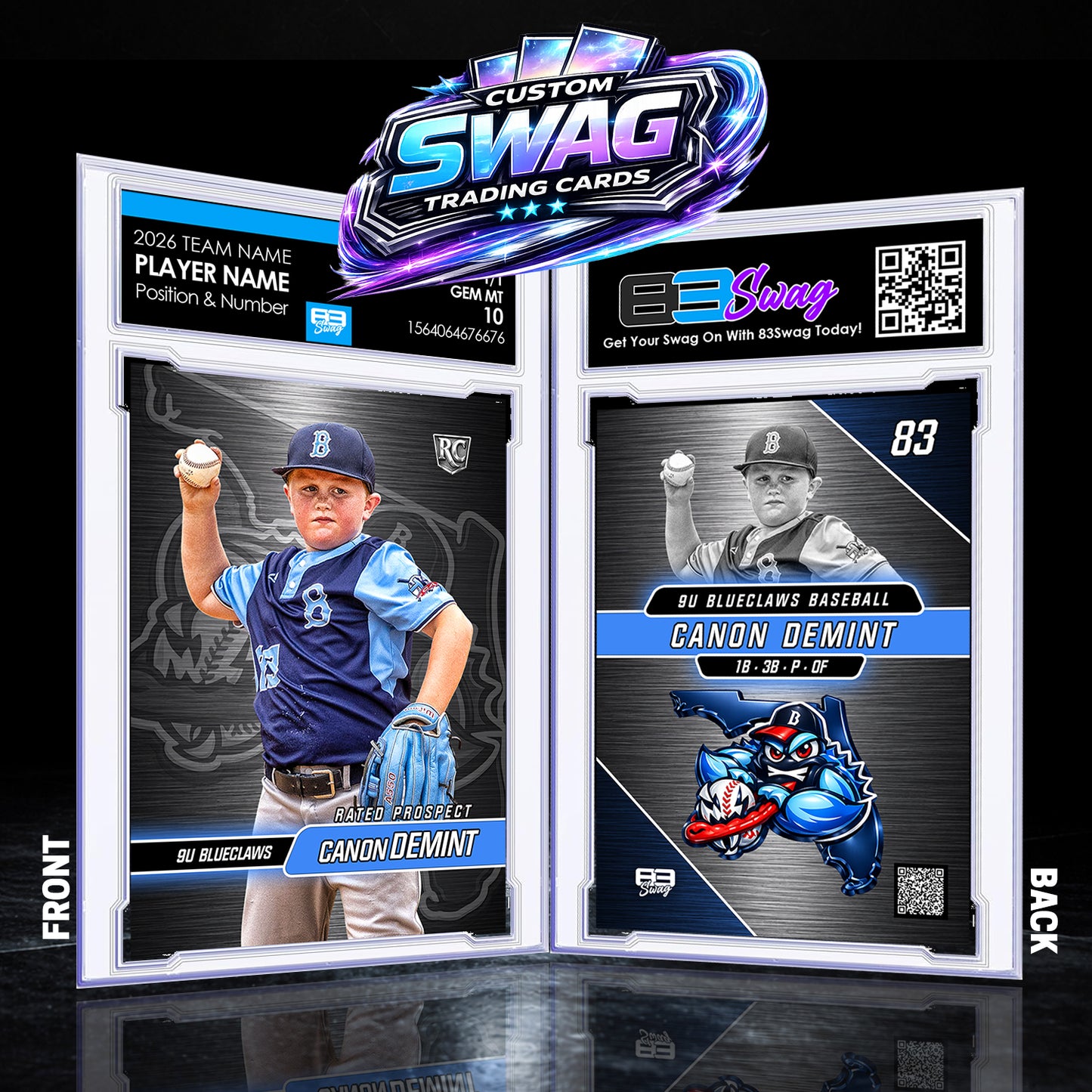 ELITE METAL Custom Trading Card w/Slab!