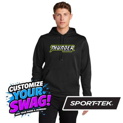 Sport-Tek Sport-Wick Fleece Hooded Pullover F244 - Ponte Vedra Thunder Baseball