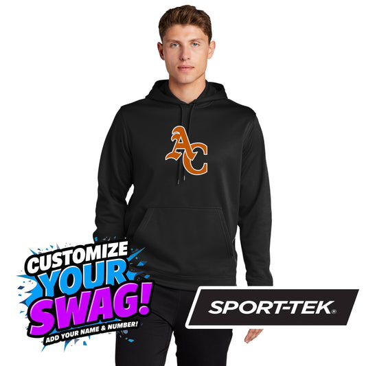 Sport-Tek Sport-Wick Fleece Hooded Pullover F244 - Ancient City Reds