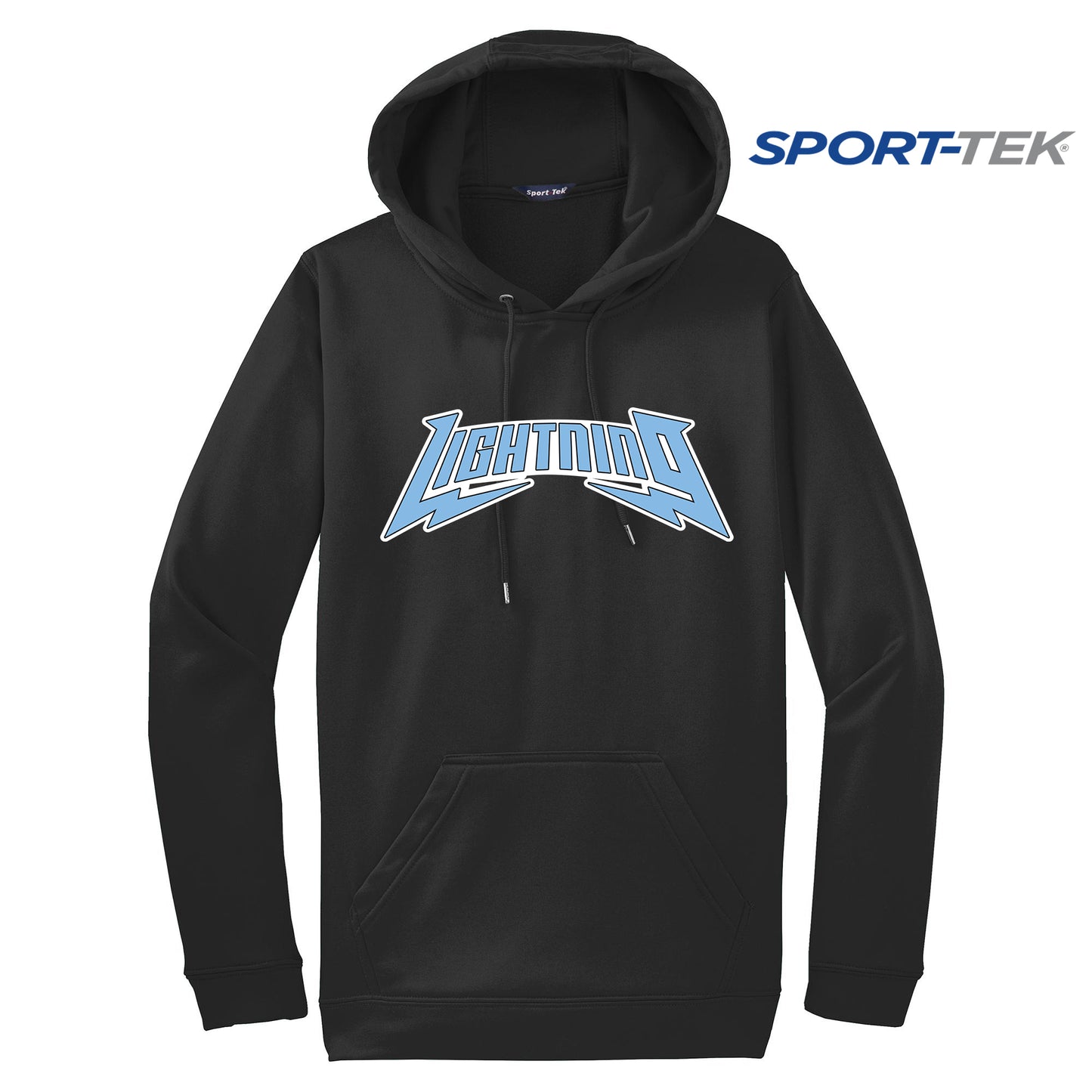 Sport-Tek Sport-Wick Fleece Hooded Pullover - Lightning Baseball