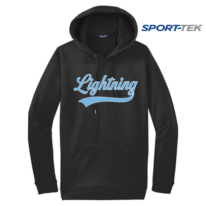 Sport-Tek Sport-Wick Fleece Hooded Pullover - Lightning Baseball