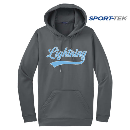 Sport-Tek Sport-Wick Fleece Hooded Pullover - Lightning Baseball