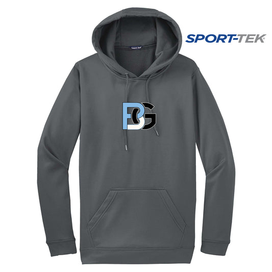 Sport-Tek Sport-Wick Fleece Hooded Pullover - Lightning Baseball