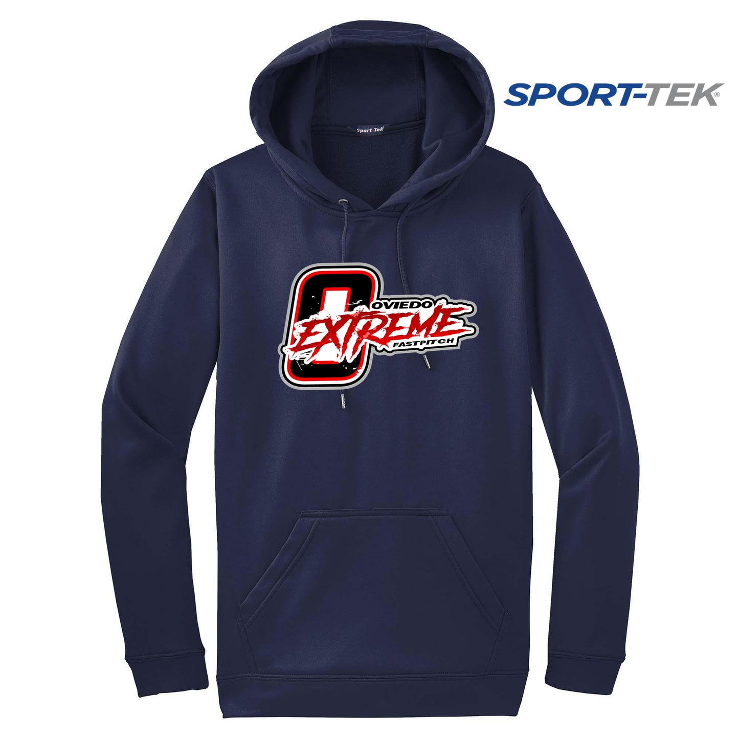 Sport-Tek Sport-Wick Fleece Hooded Pullover - Oviedo Extreme Softball