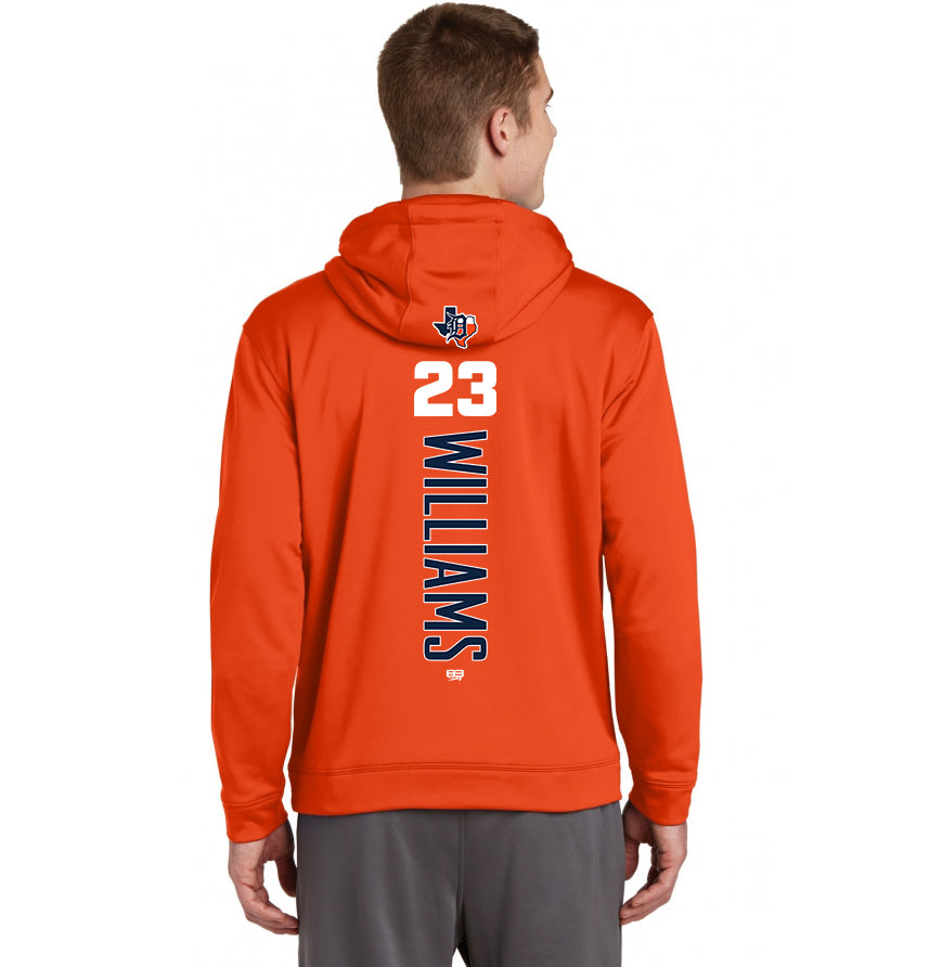Sport-Tek Sport-Wick Fleece Hooded Pullover F244 - Dallas Tigers Baseball