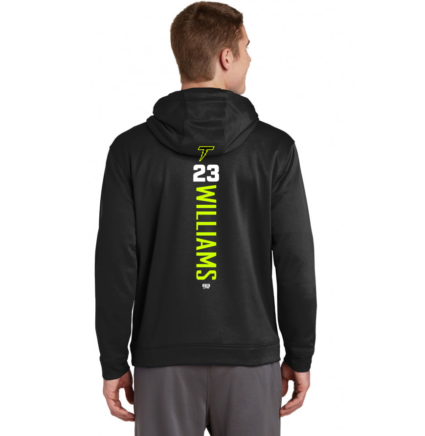 Sport-Tek Sport-Wick Fleece Hooded Pullover F244 - Ponte Vedra Thunder Baseball