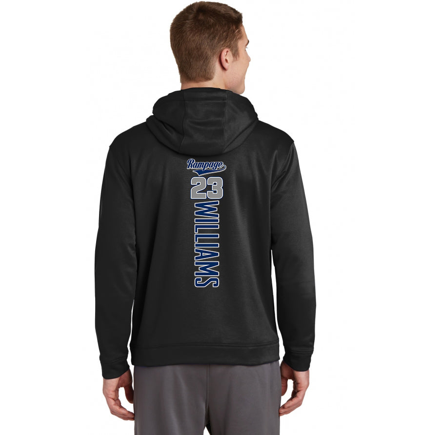 Sport-Tek Sport-Wick Fleece Hooded Pullover - Mississippi Rampage