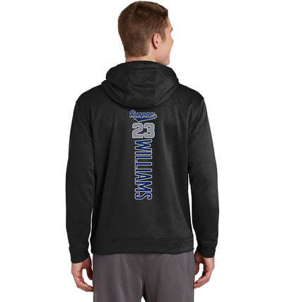 Sport-Tek Sport-Wick Fleece Hooded Pullover - Mississippi Rampage