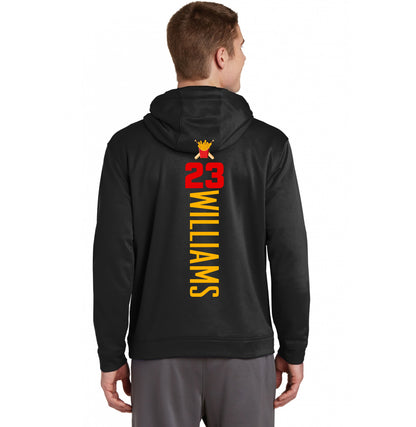 Sport-Tek Sport-Wick Fleece Hooded Pullover - Team Rally Fries Baseball