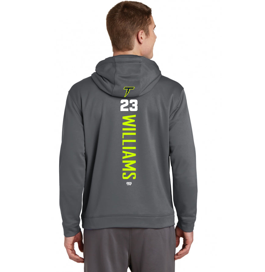Sport-Tek Sport-Wick Fleece Hooded Pullover F244 - Ponte Vedra Thunder Baseball