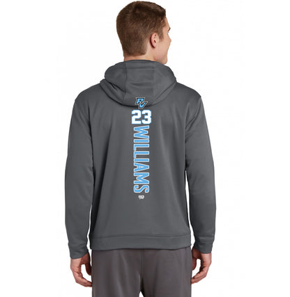 Sport-Tek Sport-Wick Fleece Hooded Pullover F244 - PVAA Sharks Baseball