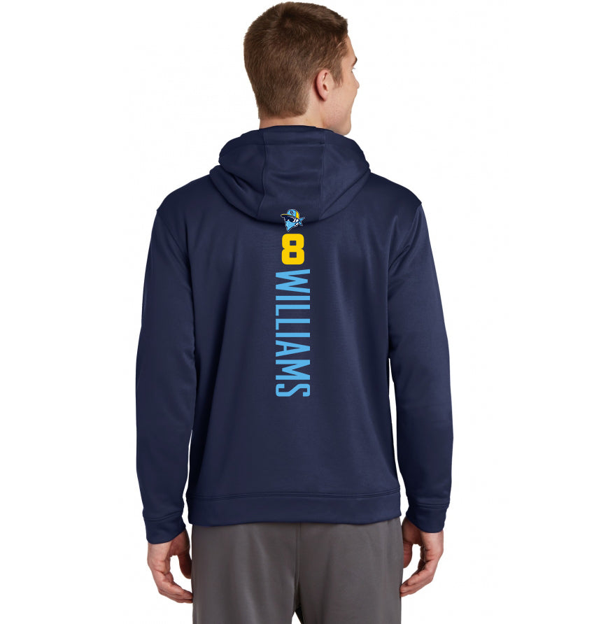Sport-Tek Sport-Wick Fleece Hooded Pullover F244 - Bold City Bandits Baseball