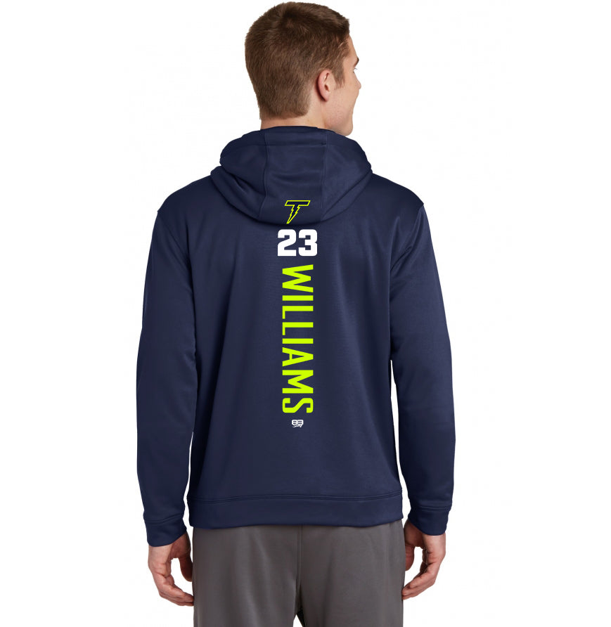 Sport-Tek Sport-Wick Fleece Hooded Pullover F244 - Ponte Vedra Thunder Baseball