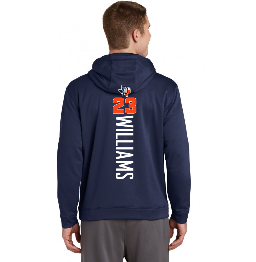 Sport-Tek Sport-Wick Fleece Hooded Pullover - Dallas Tigers Baseball
