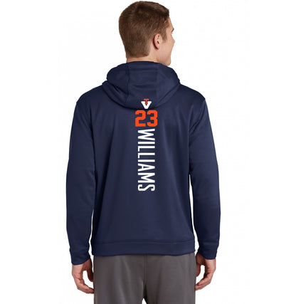 Sport-Tek Sport-Wick Fleece Hooded Pullover F244 - Team Virginia Baseball