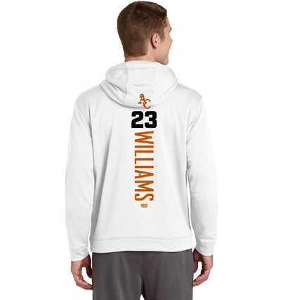 Sport-Tek Sport-Wick Fleece Hooded Pullover F244 - Ancient City Reds