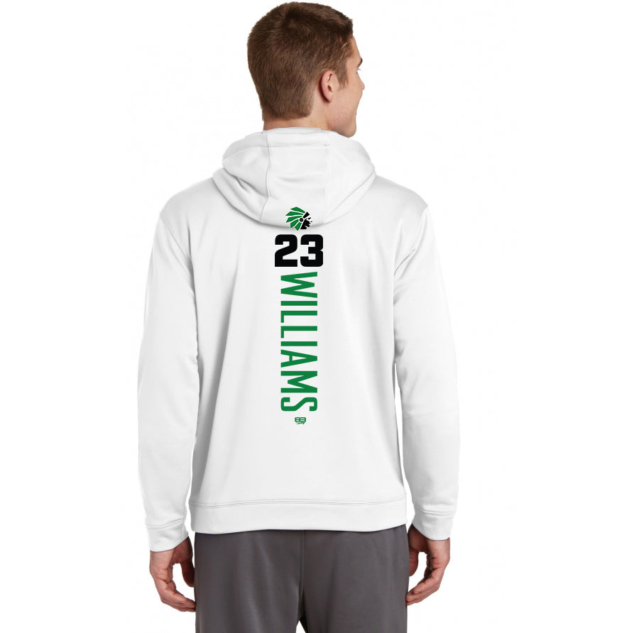 Sport-Tek Sport-Wick Fleece Hooded Pullover F244 - Hopatcong Warriors Football & Cheer