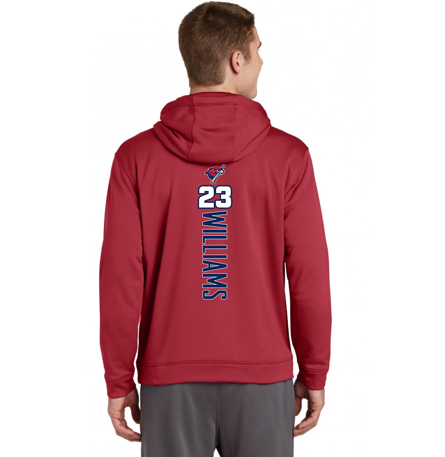Sport-Tek Sport-Wick Fleece Hooded Pullover F244 - MSA Redtails Baseball