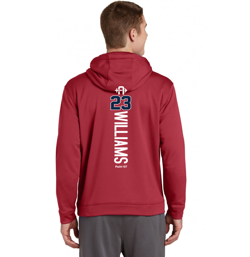 Sport-Tek Sport-Wick Fleece Hooded Pullover F244 - Arrows Baseball