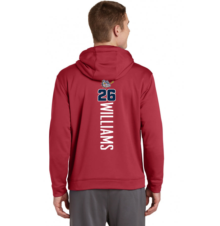Sport-Tek Sport-Wick Fleece Hooded Pullover F244 - Bloomingdale Bulldogs Baseball