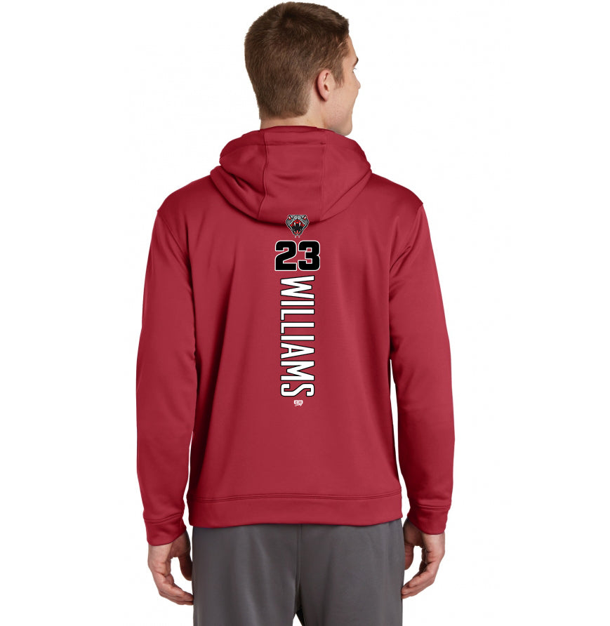 Sport-Tek Sport-Wick Fleece Hooded Pullover F244 - Black Creek Cottonmouths