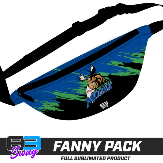 Custom Fanny Pack - Connecticut Moose Baseball