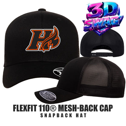 Harrisburg Heat Softball - Flexfit 110M Adult 110reg Mesh Cap