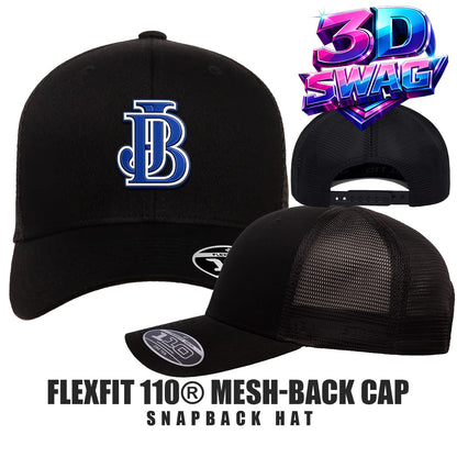 Jax Beach Baseball - Flexfit 110M Adult 110reg Mesh Cap
