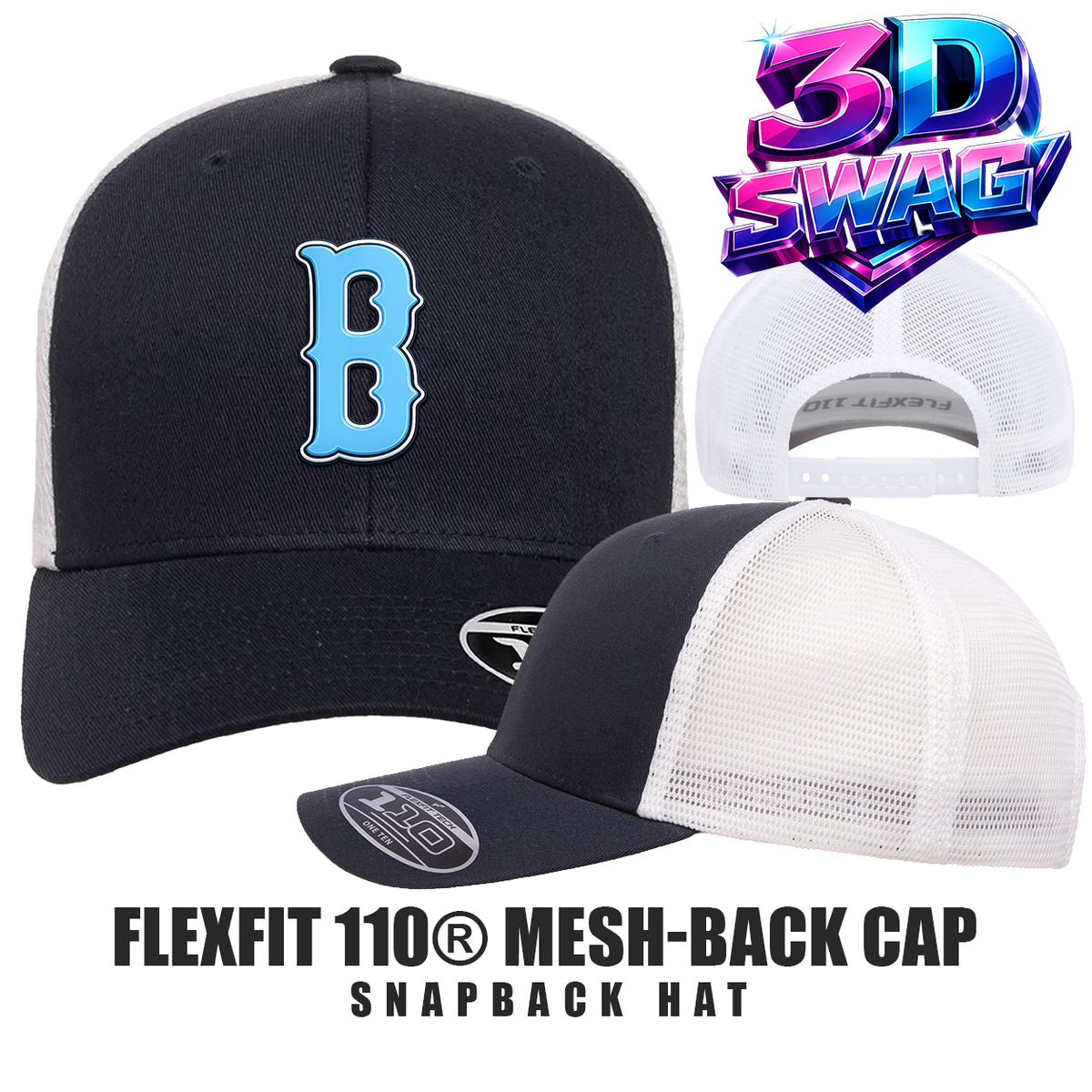 BLUECLAWS - Flexfit 110M Adult 110reg Mesh Cap