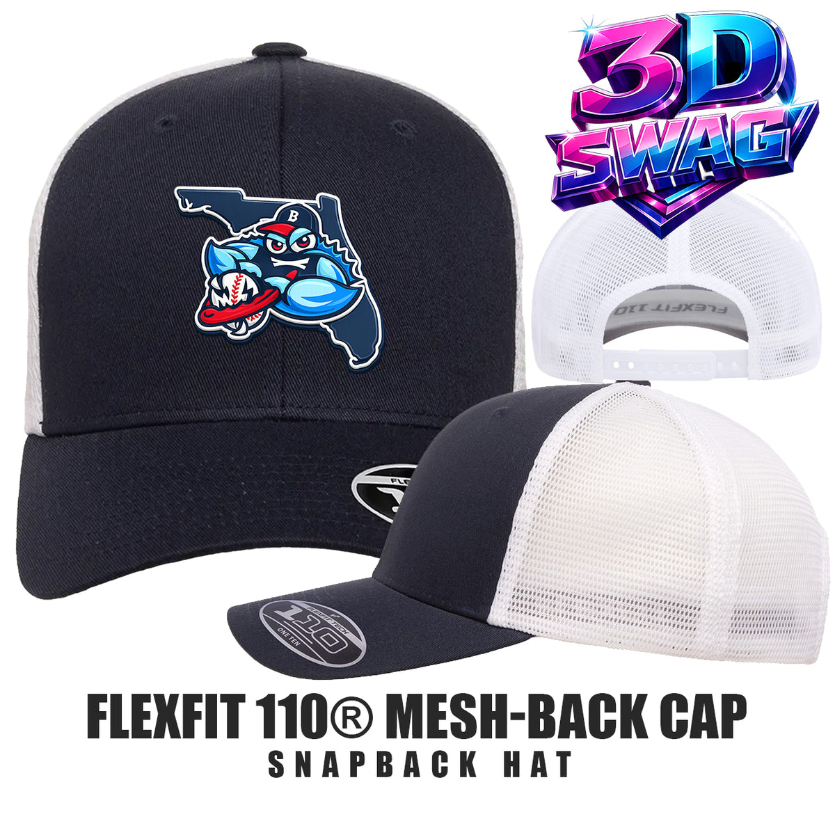 BLUECLAWS - Flexfit 110M Adult 110reg Mesh Cap
