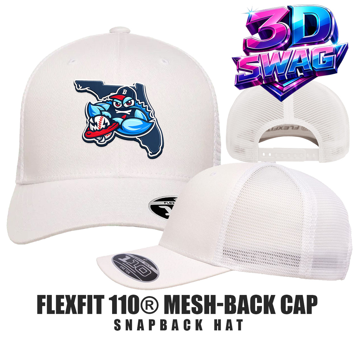BLUECLAWS - Flexfit 110M Adult 110reg Mesh Cap