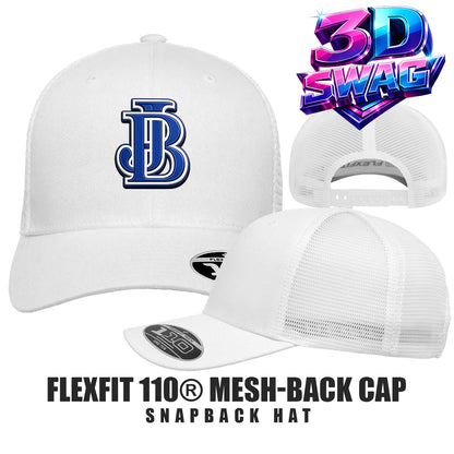 Jax Beach Baseball - Flexfit 110M Adult 110reg Mesh Cap