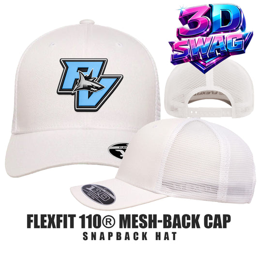 PV SHARKS - Flexfit 110M Adult 110reg Mesh Cap