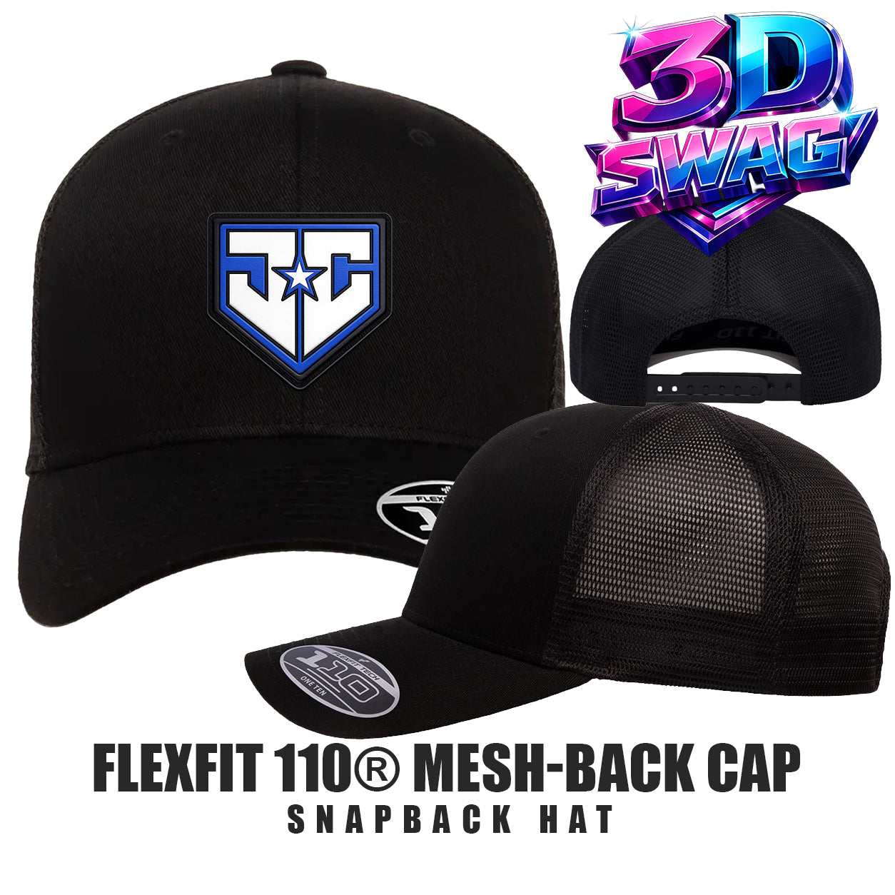 JCB - Flexfit 110M Adult 110reg Mesh Cap