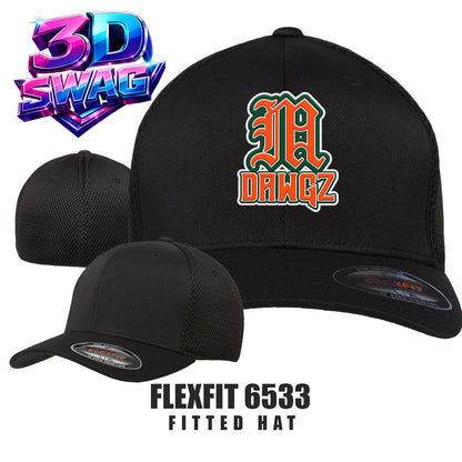 Miami Metro Dawgz - Flexfit 6533 Adult Ultrafibre and Airmesh Cap