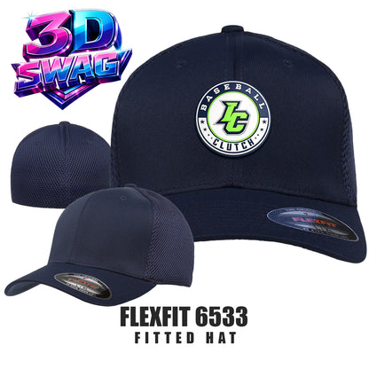 Indy Clutch Baseball - Flexfit 6533 Adult Ultrafibre and Airmesh Cap