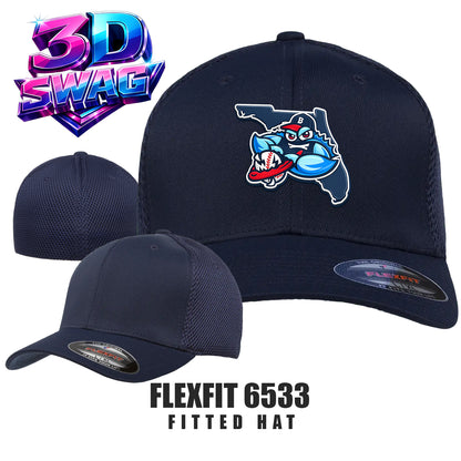 BLUECLAWS - Flexfit 6533 Adult Ultrafibre and Airmesh Cap