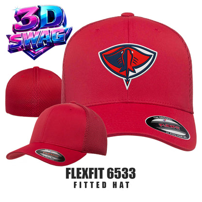 Pasco Stingers Baseball - Flexfit 6533 Adult Ultrafibre and Airmesh Cap