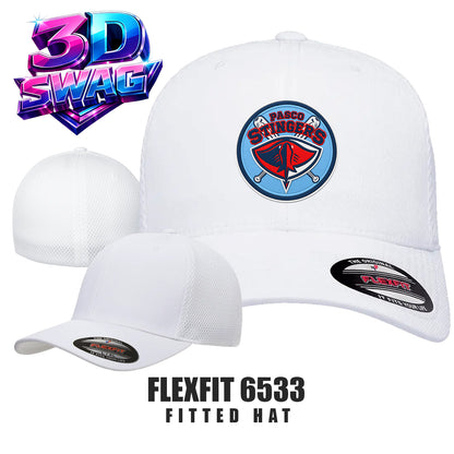 Pasco Stingers Baseball - Flexfit 6533 Adult Ultrafibre and Airmesh Cap