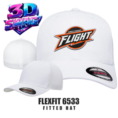 FCF Flight Baseball - Flexfit 6533 Adult Ultrafibre and Airmesh Cap