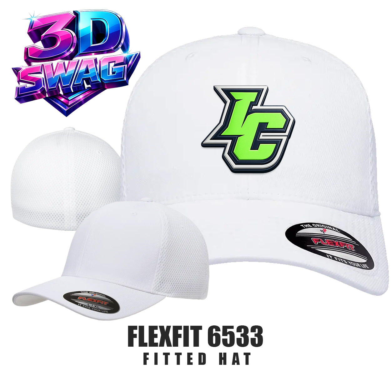 Indy Clutch Baseball - Flexfit 6533 Adult Ultrafibre and Airmesh Cap
