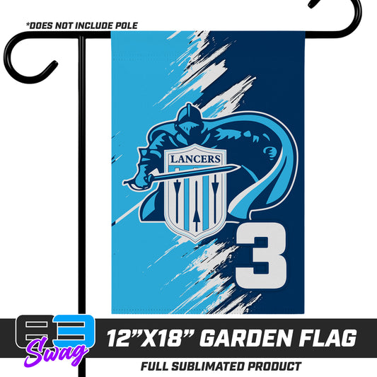 12"x18" Garden Flag - Belleville East Lancers