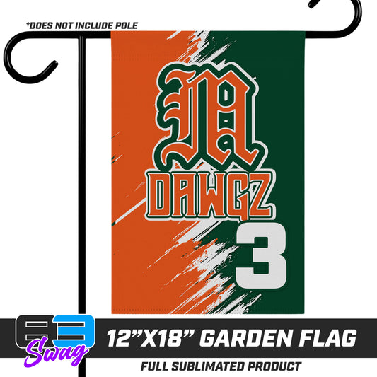 12"x18" Garden Flag - Miami Metro Dawgz