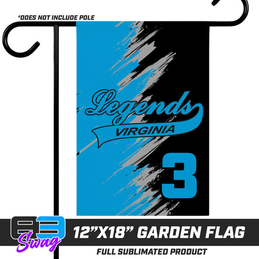 12"x18" Garden Flag - Virginia Legends Softball