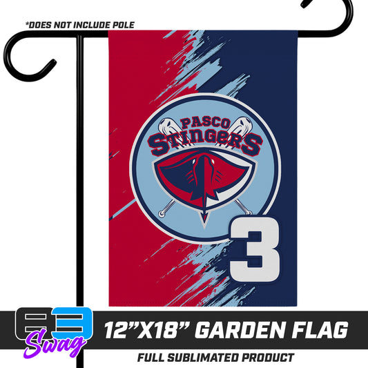 12"x18" Garden Flag - Pasco Stingers Baseball