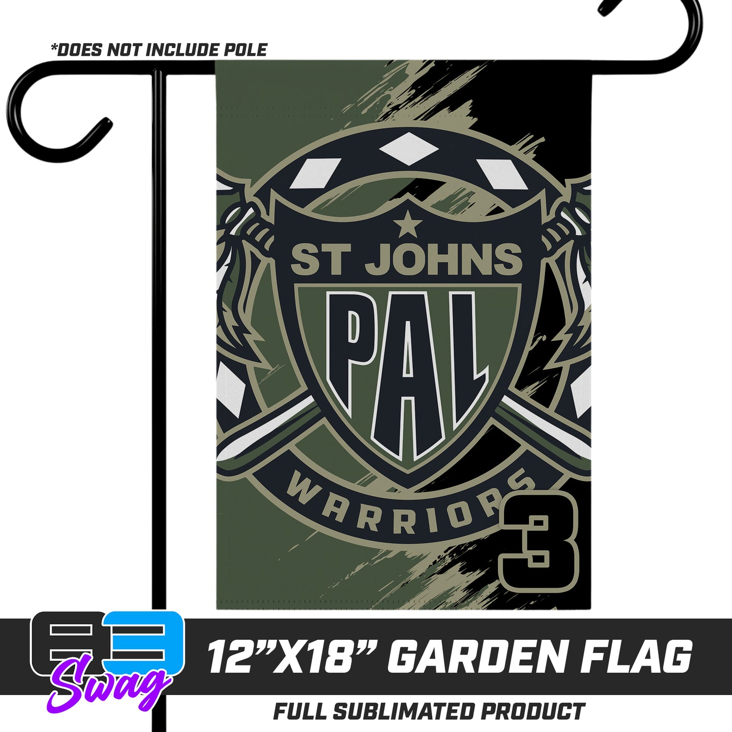 12"x18" Garden Flag - PAL Warriors