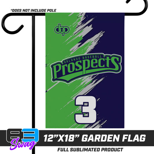 12"x18" Garden Flag - Orlando Baseball Prospects - OBP