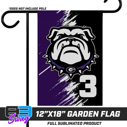 12"x18" Garden Flag - Geraldine Bulldogs Football